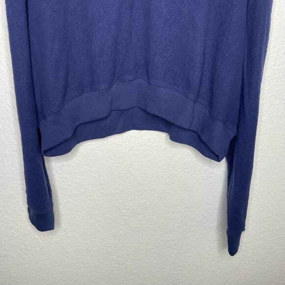PINK Victoria’s Secret Sweater Size XXL Reverse Fleece Cropped Polo Sweatshirt - Picture 7 of 13